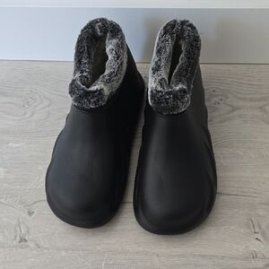 Black Faux Fur Lined Boots